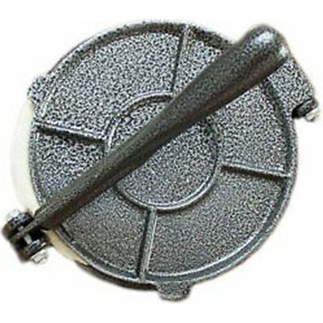 Prensa para tortillas de aleación de aluminio con mango plegable, herramienta para harina, maíz, pasteles caseros, accesorio de cocina (gris, 16,5 cm) (1/5)