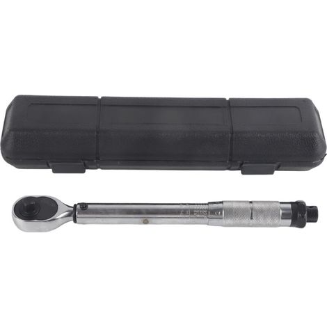 Clé dynamométrique 3/8 pouces 19-110NM, haute précision, dégagement rapide, clé à cliquet préréglée, outils de réparation automobile avec accessoires (1/5)
