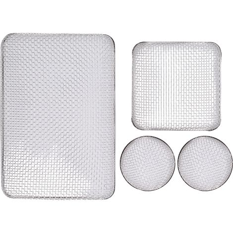 Ensemble de moustiquaires pour VR, couvercle de ventilation en acier inoxydable, protection contre les insectes volants pour fournaise avec fixation à ressort (1/5)