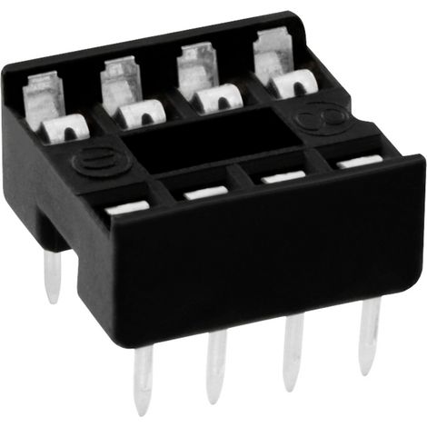 Connfly DS1009-08AT1NX-0A2  IC-Fassung Rastermaß: 2.54 mm Polzahl: 8  1 St. Tube (1/2)