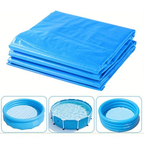 Couverture ronde pour piscine hors-sol gonflable - 82,67 pouces / 210 cm (1/5)