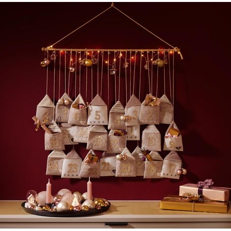 Mömax Adventskalender Bags I in Naturfarben (1/3)