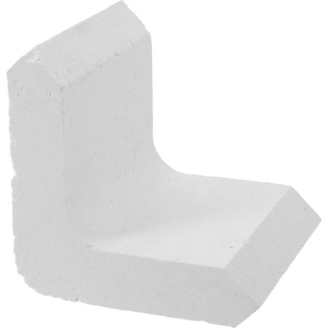 Support de L en Mullite Blanc pour Étagère de Four, Stable et Lisse, Cuisson Poterie et L'installation de Four à Gaz (1/5)