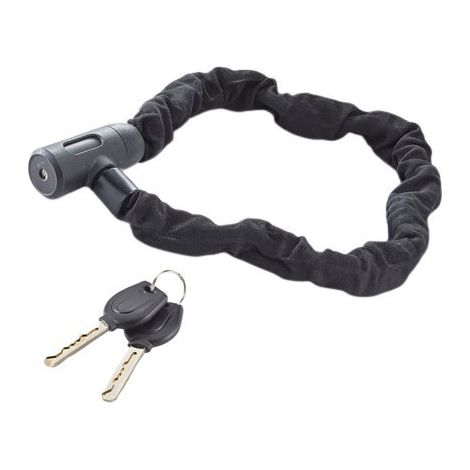 Chaîne antivol gainé fermeture à clef A115Q (1/3)