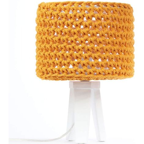 Lampe de chevet sploty 0a0m-004 - Orange, blanc