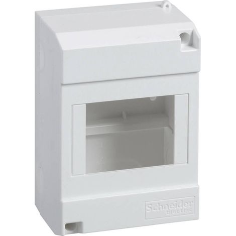 Schneider Electric 10208 Caja de distribución blanca 8 módulos