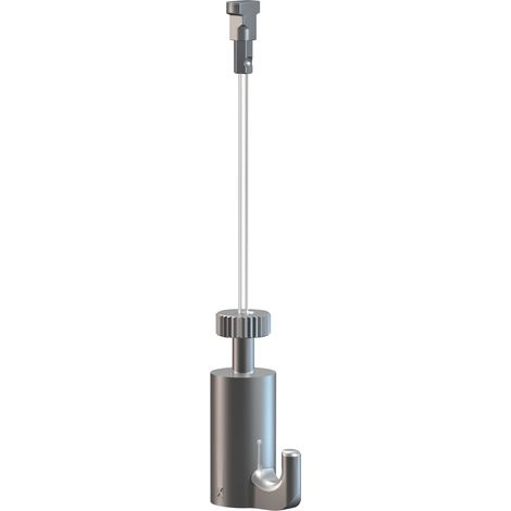 Set de Suspension Accrochage tableau fil 150 cm twister & crochet 15kgs Artiteq