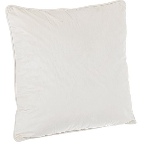 4 Cuscini per divano e letto in poliestere velluto 50x50cm Artemis YES - Avorio (1/4)