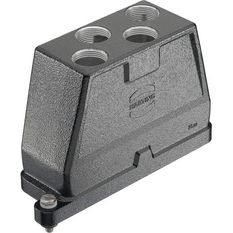 HARTING Han 24HPR Tüllengehäuse, 4xM25 gerader Kabelabgang, Schraubverriegelung - 1 Stück