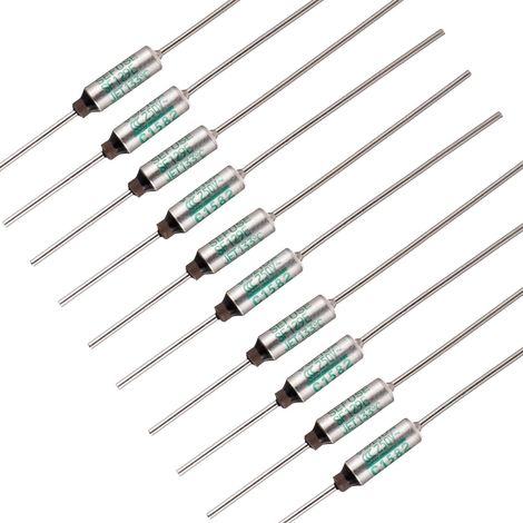 SF129E SEFUSE 10A 250V Fusibles Thermiques Découpes 133 Degrés Fusibles thermiques de type organique(Paquet de 10 pièces) (1/4)