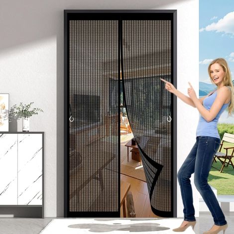 Moustiquaire Porte 80 x 90 cm Anti-Moustiques, Fermeture Automatique (1/5)