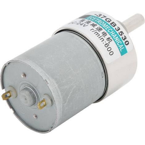 Moteur à engrenages CC 24V XD-37GB35, micro motoréducteur basse vitesse, couple élevé, aimant permanent, 600 tr/min (1/5)