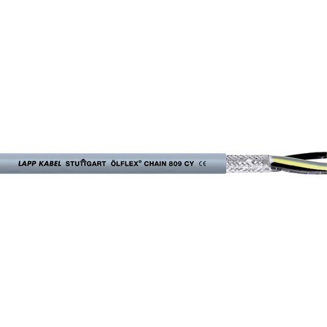 Lapp ÖLFLEX CHAIN 809 CY câble gris 4 fils 0,75 mm²