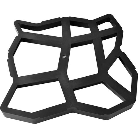 vidaXL Moldes de pavimento para el jardín 2 unidades 42x42x4 cm (1/2)
