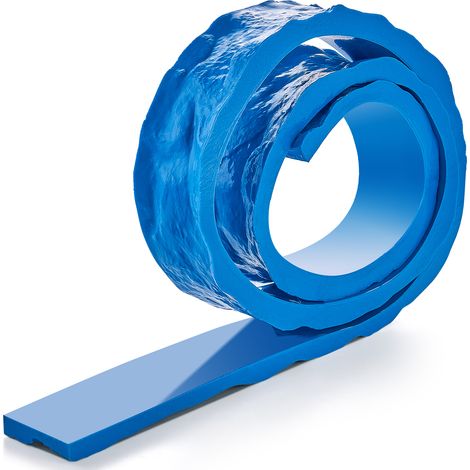 VEVOR Stampi per Cemento 2288 x 78 mm, Tappetino Rettangolare in Poliuretano per Piastrelle in Pietra, Stampo per Cemento per Pavimenti in Ardesia, per Decorazione Esterna, Blu