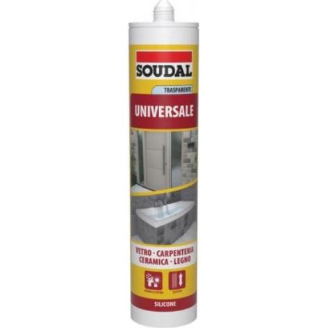 SILICON UNIVERSAL SOUDAL 280 ml - Transparent