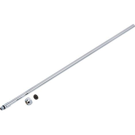Câble de connexion rigide finition aluminium KEUCO