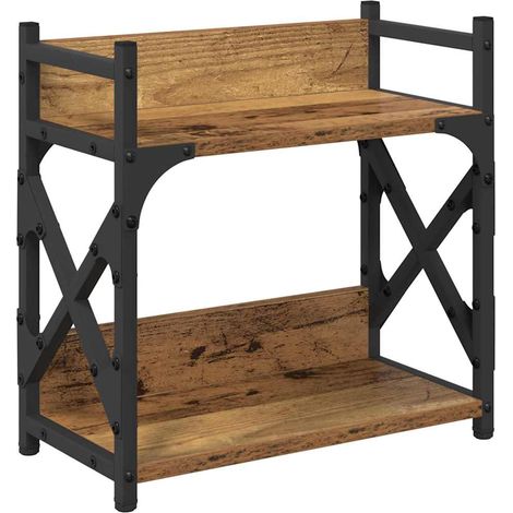 Support d'imprimante Bois Ancien 40 x 20 x 40 cm