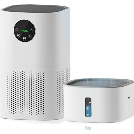 Purificador de aire, desodorizante, humidificador, blanco (1/2)