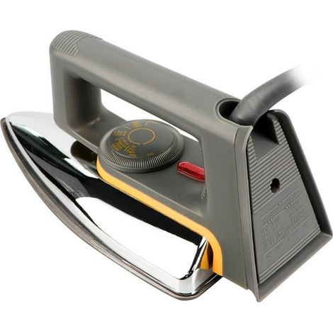 piece Home old-fashioned dry ironing iron without adding water without steam ironing ironing drill sticker wood veneer electric iron (1/5)