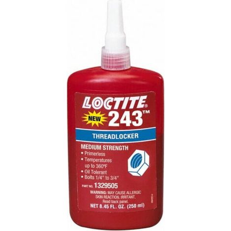 Loctite 243 Adhesivo de bloqueo transparente 250 ml
