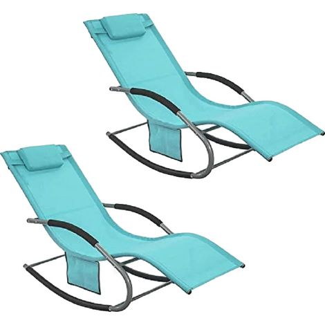 Transat, Design Ergonomique, Cadre Durable, Bleu (1/2)