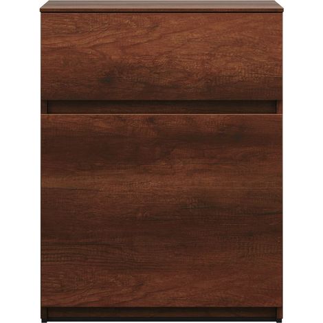 burgbad Lin20 Unterschrank, 2 Auszüge, 600x357x780mm,