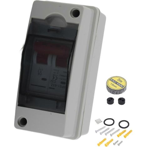PV-Solar-Trennschalter, Photovoltaik-Schaltungstrennschalter, Miniatur-RV-Sicherungskasten, DC 500 V, IP65, wasserdicht