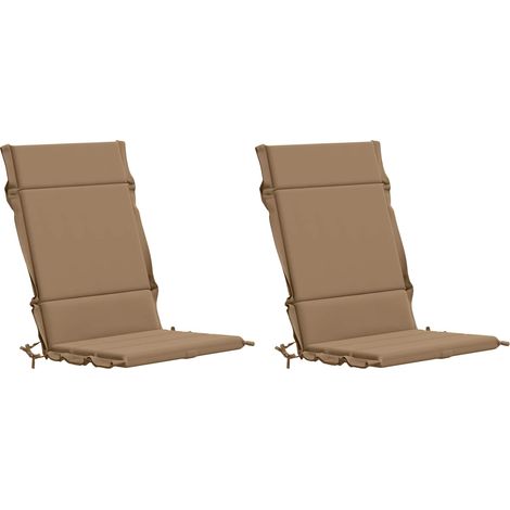 2-teiliges Hochlehner Kissenset GEMERT 2 pcs 100 % Polyester vidaXL