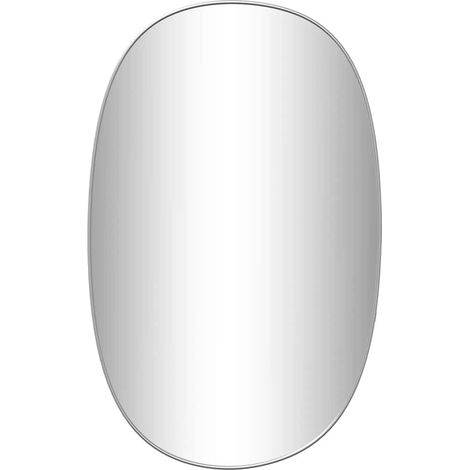 Miroir mural Argenté 80x50 cm