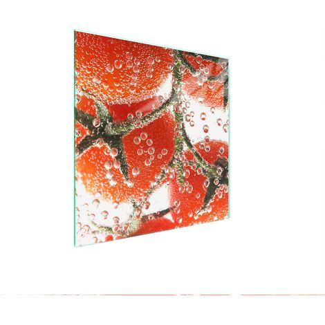 GLASSCHUTZPLATTE FÜR HERD 50x52 TOMATEN (1/5)