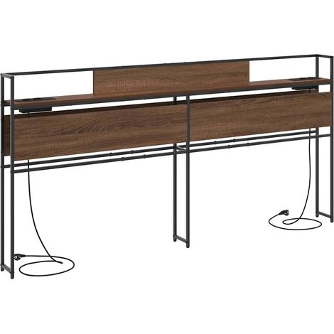 Maison Exclusive - Testata contenitore Rovere marrone Legno multistrato