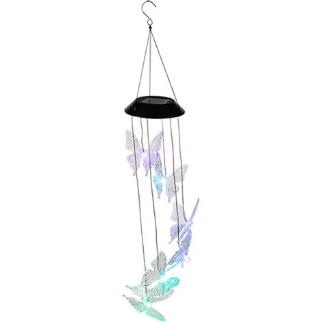 LED Solar Windspiel "Schmetterling"-D70436 (1/3)