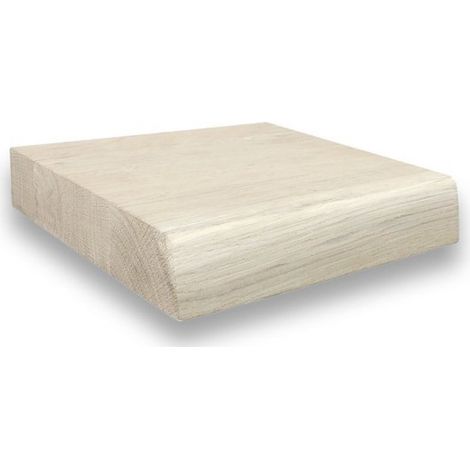 Étagère murale flottante 20 x 20 cm en tronc de chêne - Étagère murale - Étagère murale en bois - Étagère photo - Étagère en tronc d'arbre - Étagère murale flottante (1/5)