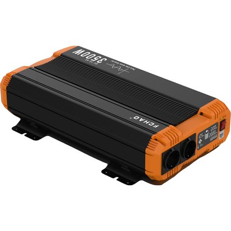 Onduleur, Onde Sinusoïdale Pure, Affichage LCD, 3500W-24V, Europe, 220-240V (1/5)