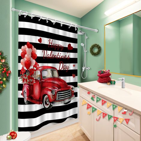 Rideau de douche 180x180 moderne séparation douche pour idée cadeau pour pendaison de crémaillère (1/5)