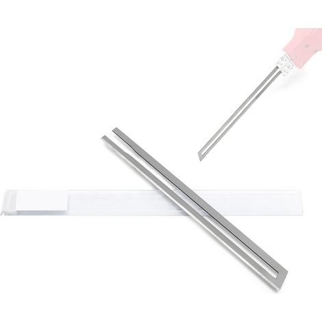 Wiltec – Lame trempée droite 200 mm pour découpe polystyrène – Alliage nickel-chrome – Découpe précise sans bavures – Compatible découpeuses à fil chaud (1/4)