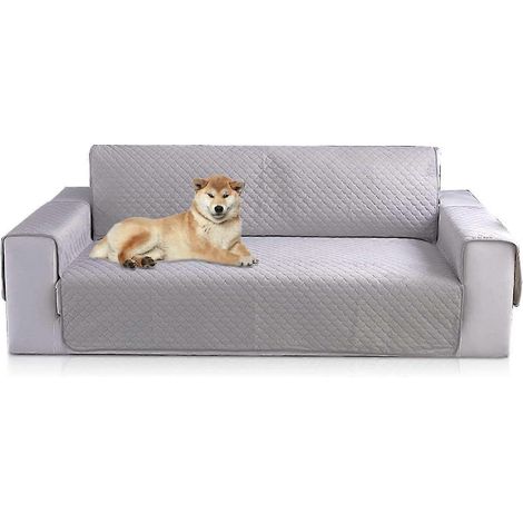 Housse de canapé antidérapante, protection pour canapé et fauteuil (gris, 2 places) (1/5)