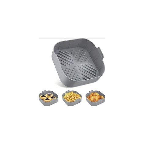 Moule Silicone Air Fryer Set, 5 Pack Accessoires pour Friteuses - Panier Friteuse Silicone Air Fryer, Air Fryer Accessoires, 20cm (1/5)