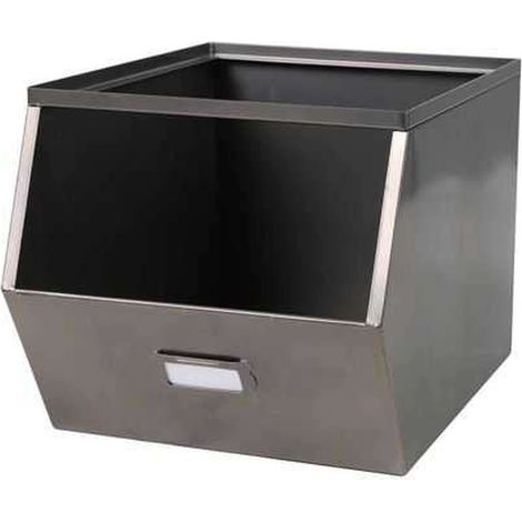 Casier de rangement en métal – Dimensions 32x23x21 cm – Poids 0,94 kg – Emplacement pour étiquette – Idéal pour organisation d'espace – Urban Living