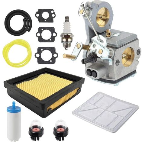 Carburatore Hippotech K750 con filtri aria di ricambio per motosega Husqvarna Partner K750 per Zama C3-EL53, sostituisce 578 24 34-01 5782434-01