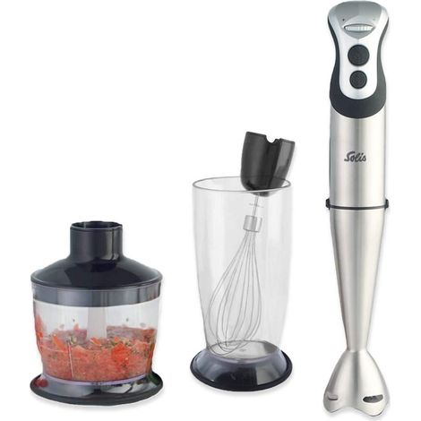 Solis Power Mixer Pro Blender de mixeur à immersion 800 W Noir, acier inoxydable (1/2)
