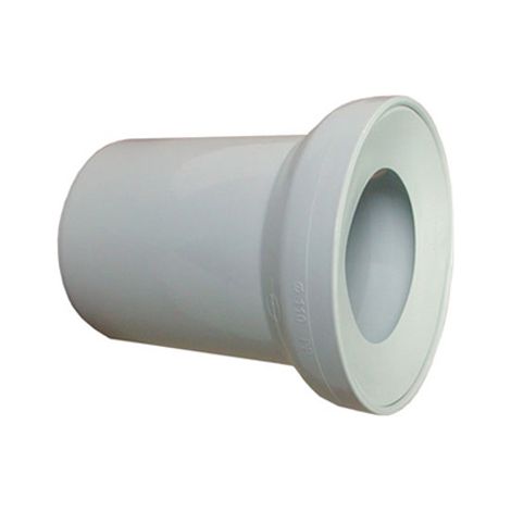 Tubo (trampa, rifle) para inodoro, blanco, longitud 150 mm (1/2)