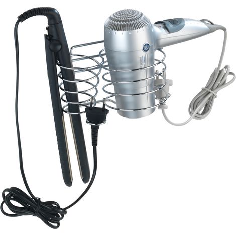 WENKO Haartrocknerhalter und Glätteisenhalter Classic (1/5)