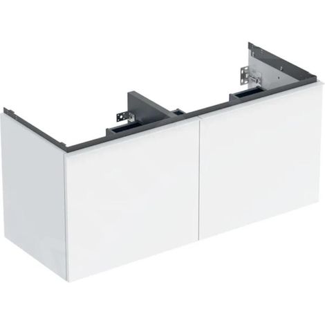 Geberit Acanto meuble sous lavabo double, 2 tiroirs et 2 tiroirs (1/2)