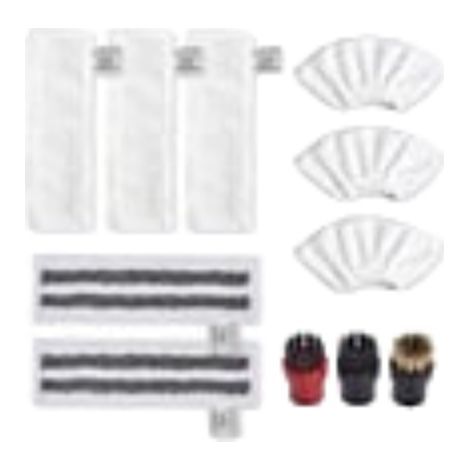 Accessoire pour Karcher Easyfix SC2 SC3 SC4 SC5 Bonnettes Microfibre Lingettes Serpillière Chiffons Brosses à Buse Ronde pour Nettoyeur Vapeur Pièces de Rechange (1/5)