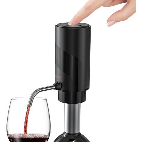 Carafe Électrique à Décanter le Vin, Aérateur Automatique, Verseur pour le Service, Accessoire de Cave, Outil pour Dégustation et Dîner Festif (1/5)