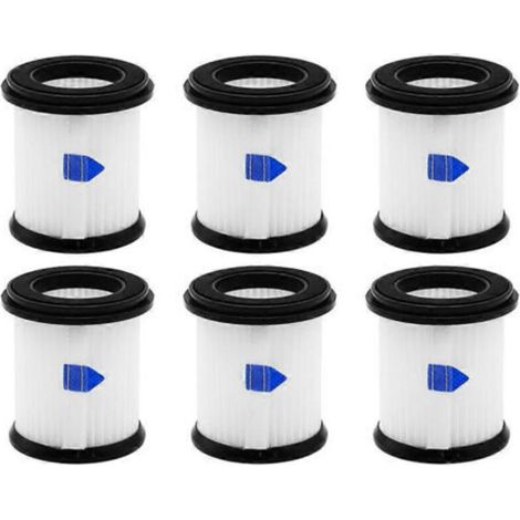 Lot de 6 filtres HEPA avec filtre à mailles de rechange pour aspirateur sans fil INSE N5S S6T S6P Pro - Pièces détachées