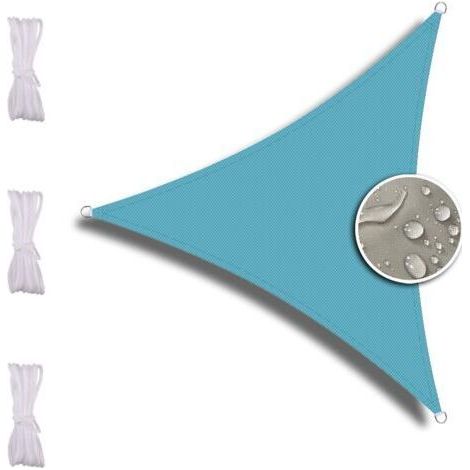 Toldo Parasol de 2,4 x 2,4 x 2,4 m, protección Contra rayos UV, Para jardín o balcón, textura gruesa, Multicolor (1/5)