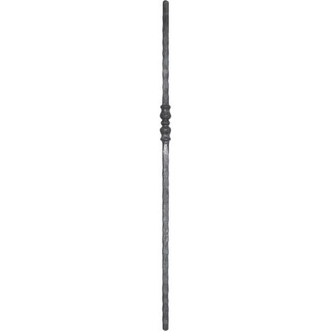 Poteau H1200 en carré de 25 - DECO FER FORGE